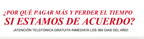 ¿Por qué pagar más y perder el tiempo si estamos de acuerdo?